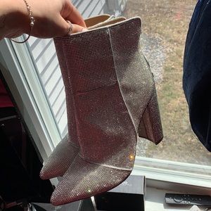 Steven madden diamond studded boots